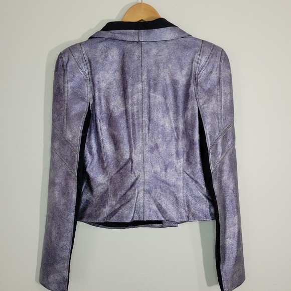 BCBGMAXAZRIA Women's Purple Jacket Size Small New - Picture 5 of 14